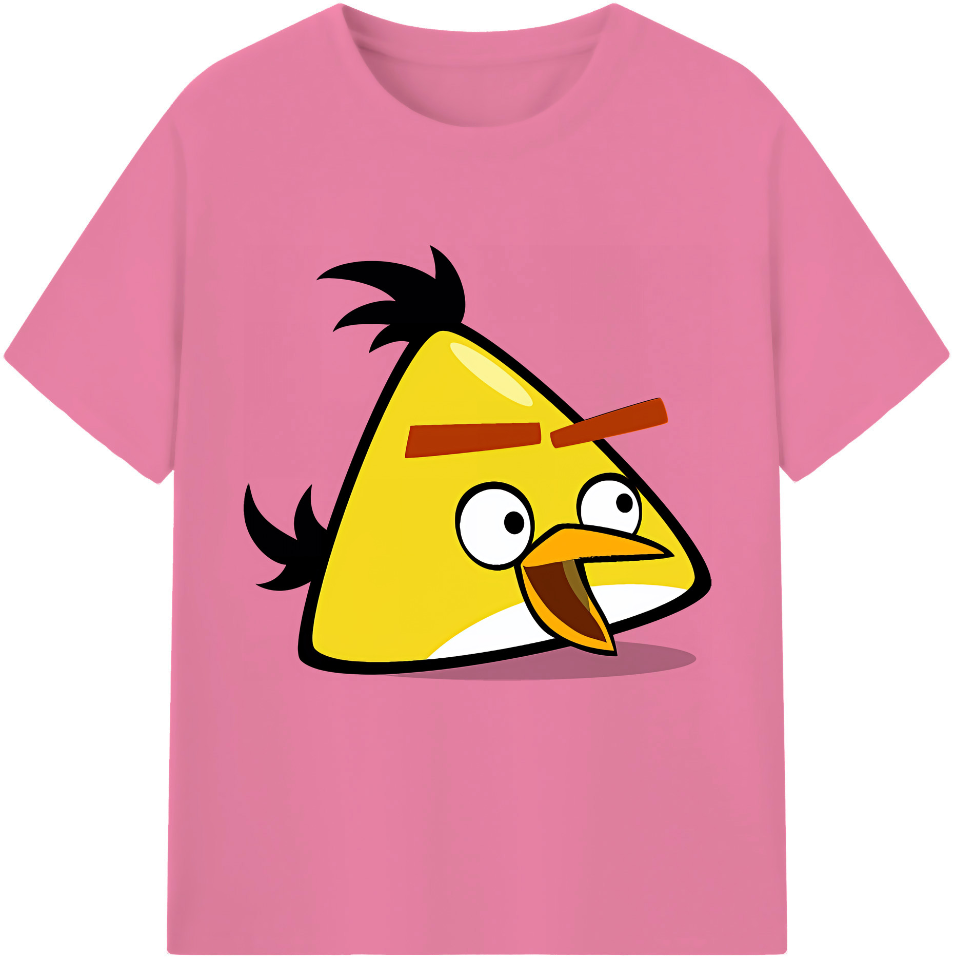 （画像用） Angry Birds アングリーバード 綿100％半袖Tシャツ（フロントプリント）